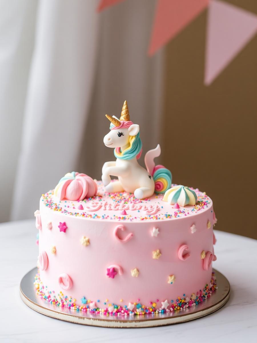 Bolo infantil unicórnio